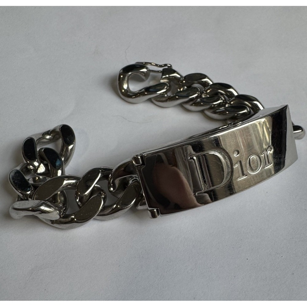Vintage Dior Silver ID Bracelet - Picture 2 of 8